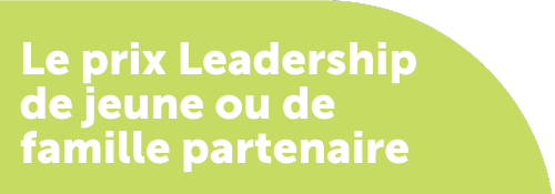 Header image that reads "The Youth/Family Partner Leadership Award"