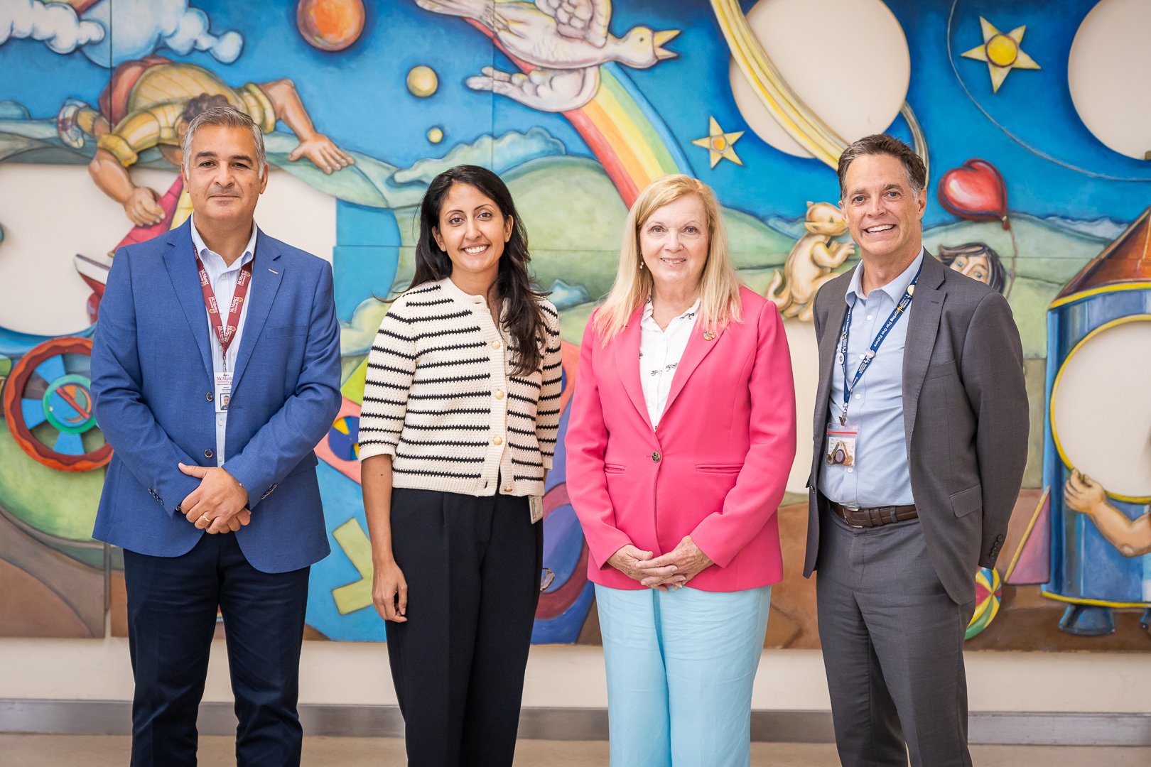 Photo of MP Valerie Bradfords visit to McMaster Children's Hospital